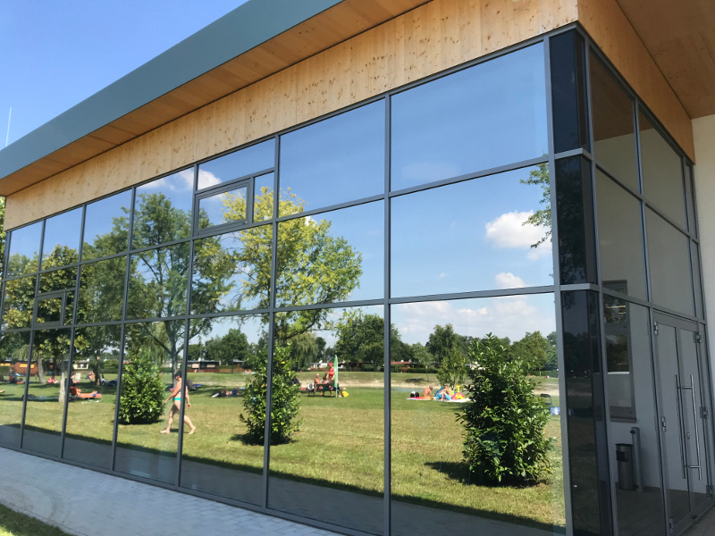 Hitzeschutzfolie Fenster außen